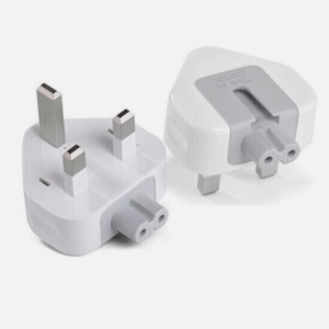 Used Genuine Apple Adapter Duck Head Plug For Apple Chargers (A-1556) White